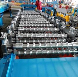 Sistem PLC Roof Roll Forming Machine / Metal Roofing Forming Machine 7.5KW Hydraulic Power