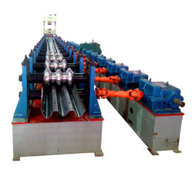 12 Tons Weight Highway Guardrail Roll Forming Machine 6 - 10 M / Min Produktivitas