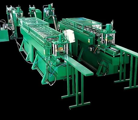 High Speed Rack Shelf Roll Forming Machine Dengan Servo Feeder Dan Hydraulic Punch