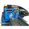 25m/Min GI Steel U Channel Roll Forming Machine Dengan Punching Online