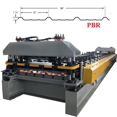 Panel PBR Max rib panel Ag panel atap logam lembaran bergulir membentuk mesin