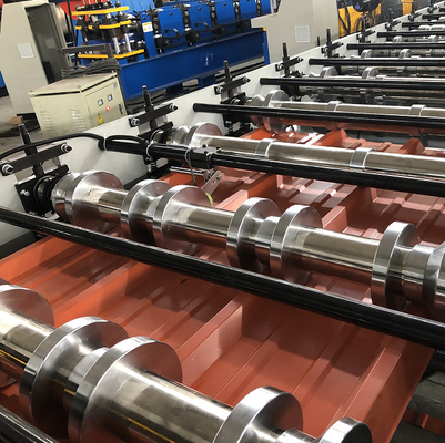 Panel PBR Max rib panel Ag panel atap logam lembaran bergulir membentuk mesin