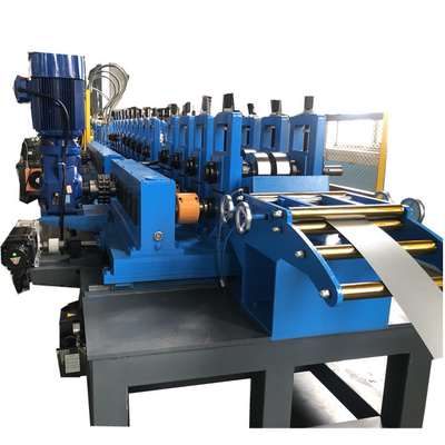SGS Stud Track Steel Wall Framing Profil Rolling Forming Mesin presisi