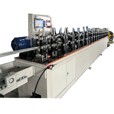 Sistem Plafon Gantung Lunas Baja Ringan Galvanis Mesin Rolling Forming T Grid