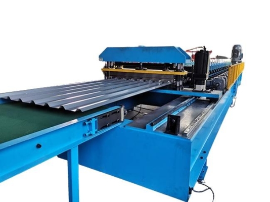 Mesin Membentuk Roof Roll Trapezoidal Berkecepatan Tinggi yang dapat disesuaikan
