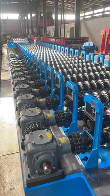 High Speed persegi panjang Langkah Glaze Roofing Tile Roofing Sheet Machine