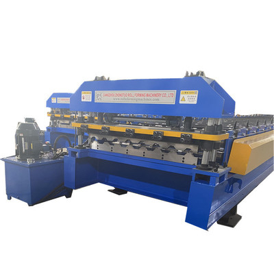 Sistem Fastener Terpapar Panel Mudah Lampiran PBD Panel Roll Forming Machine