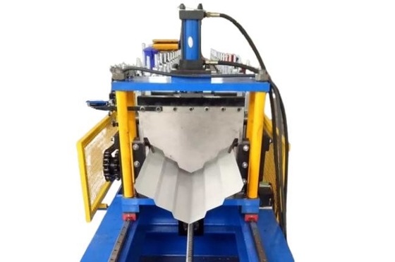4kw High Performance Ridge Cap Roll Forming Machine Untuk Sistem Atap Tanpa Jawab