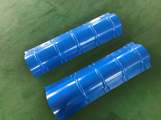 4kw High Performance Ridge Cap Roll Forming Machine Untuk Sistem Atap Tanpa Jawab