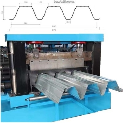 ZTRFM Anti Korosi Dan Harded Floor Decking Forming Machine Dengan Perawatan Krom