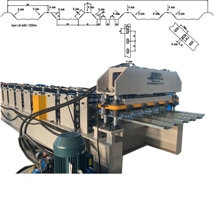 Mesin Membentuk Roller Profil Panel Baja Dengan Hydraulic Pre Cutter Untuk Efisiensi
