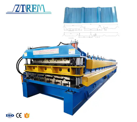 Chain Drive Double Layer Roofing Sheet Machine Untuk Republik Slovenia