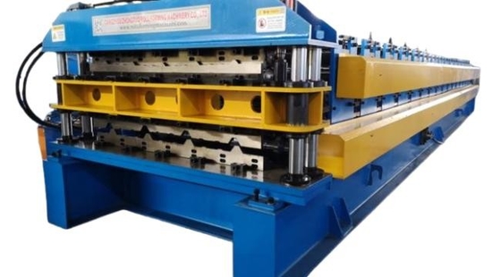 Chain Drive Double Layer Roofing Sheet Machine Untuk Republik Slovenia