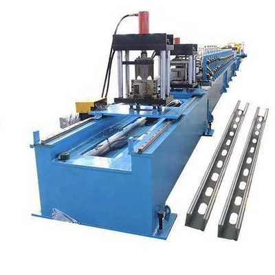 Solar Purlins Roll Forming Machine C40-C160 Perubahan otomatis