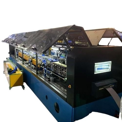 Galvanized Steel Sheet Light Steel Frame Roll Forming Machine untuk lebar strip sekitar 156mm