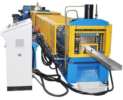 Hydraulic Punching 18stations C Purlin Roll Forming Machine PLC