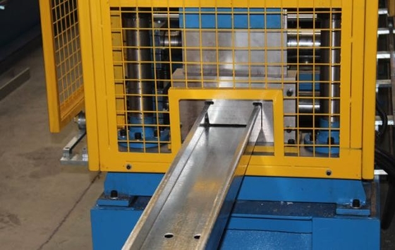 Hydraulic Punching 18stations C Purlin Roll Forming Machine PLC