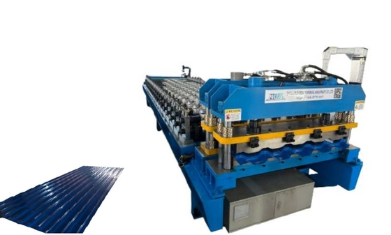 Otomatis Hydraulic Cutting Kaca Tile Forming Machine Peralatan penting untuk bahan atap