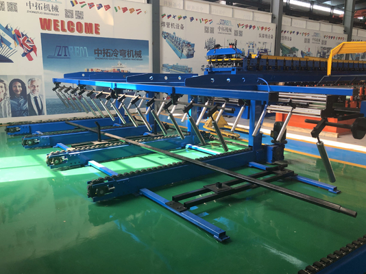 6m/8m/10m/12m Panjang Metal Slitting Line Mesin Stacker Otomatis Untuk Pengangkutan Gudang