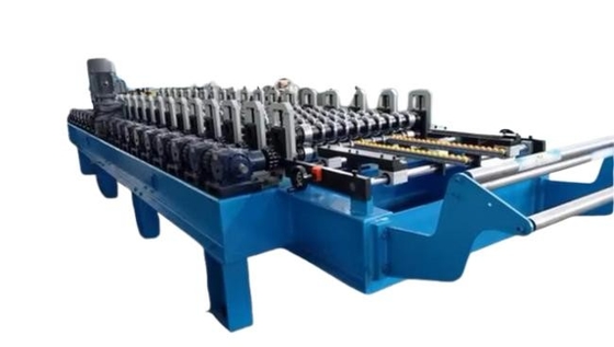 Mesin Rolling Lembar Bergelombang Atap Bulat Profesional Parameter yang Tepat Ketahanan Tinggi