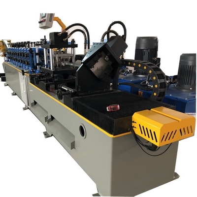 Metal U Profile Roll Forming Machine Dengan Lubang Rolling