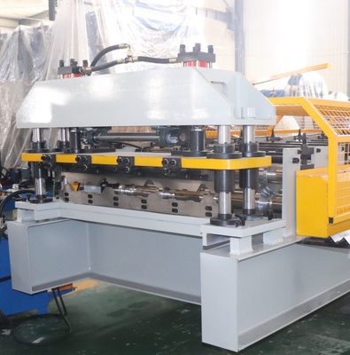 Mesin Membentuk Roof Panel Roll Ag 220v yang Didorong Rantai