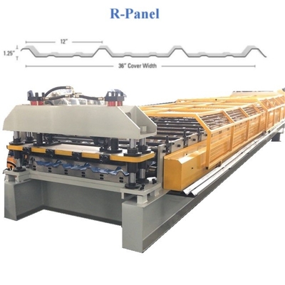 R Panel Dan Ag Panel Mesin Cold Roll Forming Kecepatan Tinggi