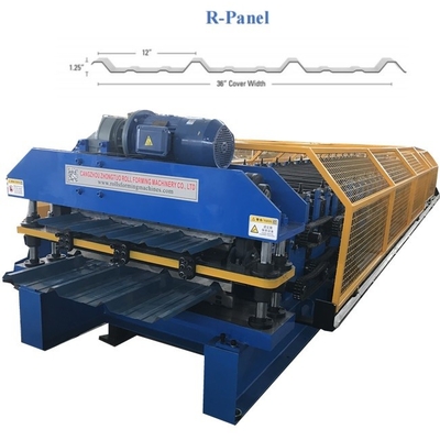 Multi Use R Roof And Wall Panel Roll Forming Machine Kecepatan Tinggi