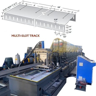 Mesin Pembuat Profil Trek dan Stud Normal Multi-slot untuk Kanada