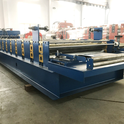 Bahan Bangunan 800 Aluminium Roof Glazed Tile Making Machine Floor Sheet Roll Forming Machine