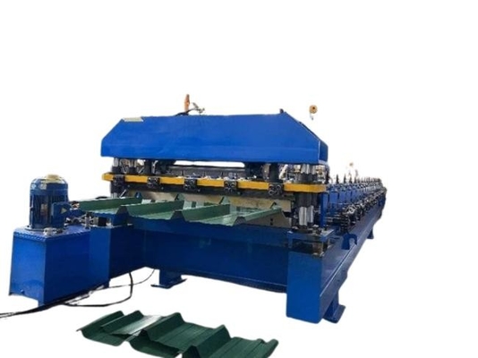Gauge 26 High Speed Steel Sheet Roll Forming Machine Untuk Produksi Cepat