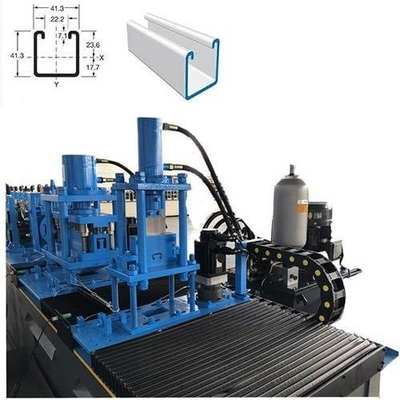 Strut Channel Roll Forming Machine 4 In 1 Untuk Amerika Serikat