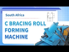 Strut Channel Roll Forming Machine 4 In 1 Untuk Amerika Serikat